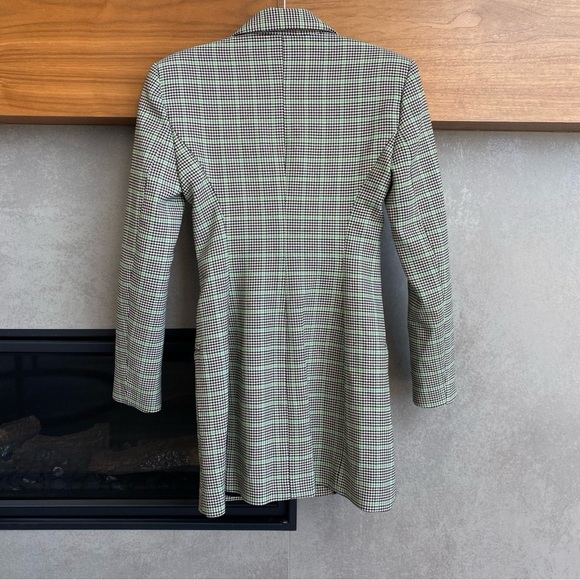 NWT Zara Plaid Blazer Dress. Size S - Picture 10 of 11